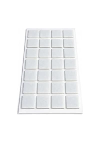 25mm X 25mm Yapışkanlı Keçe Ped, 32 Parça Set İle Zemin Koruma Abanoz