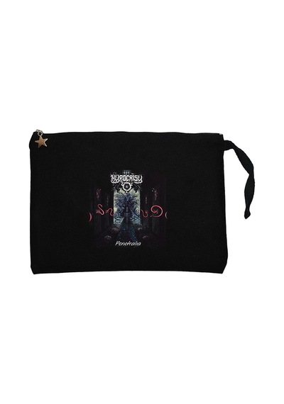 Hypocrisy Penetralia Siyah Clutch Astarlı Cüzdan / El Çantası Siyah
