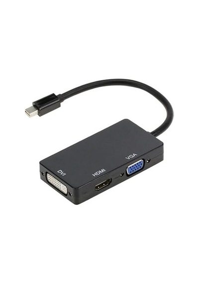 Displayport To Hdmı Dvı Vga Kablo Çevirici Dönüştürücü Thunderbolt Mini Dp To Hdmı Dvı Vga Adaptör
