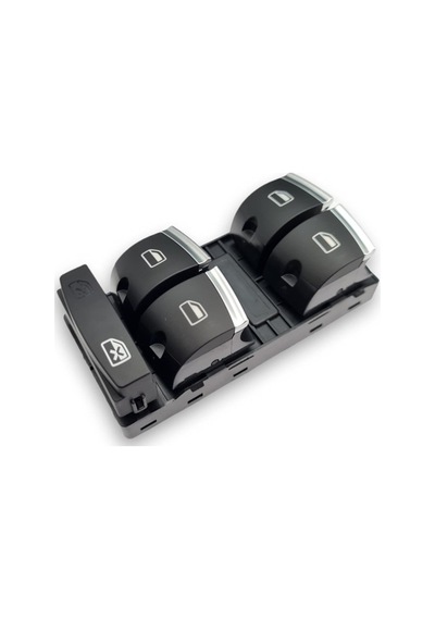 Audi A3 2004-2008 Sol Ön Kapı Dörtlü Cam Düğmesi Krom 4F0959851H