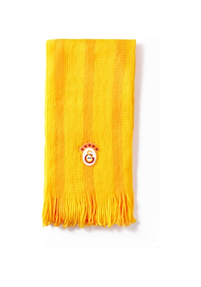 Gsstore Galatasaray Püsküllü Triko Atkı U252177 Sarı