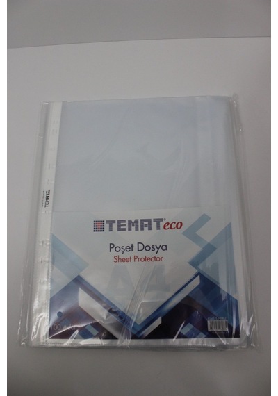 Temat Eco Poşet Dosya 100'lü A4 Boy