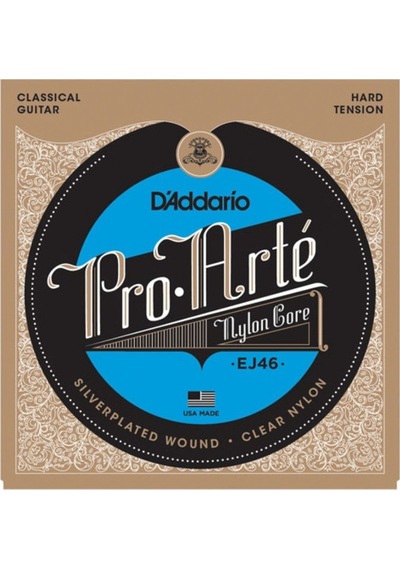 D'addario Ej46 Pro-Arté Nylon. Hard Tension Takım Tel - Klasik Gi