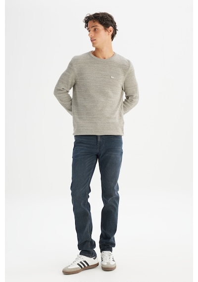 Lee Regular Fit Bisiklet Yaka Erkek Triko Kazak L2520364614 Bej