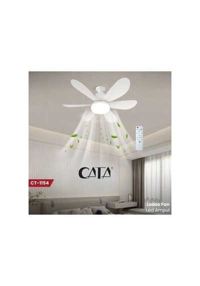 Lodos Fan Led 62w Kumandalı Işıklı Vantilatör Tavana Monteli Ct-1154 Duylu Değildir