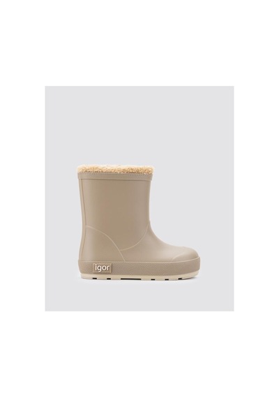 Igor İgor W10314 Çocuk İçi Kürklü Yağmur Çizmesi Kahverengi