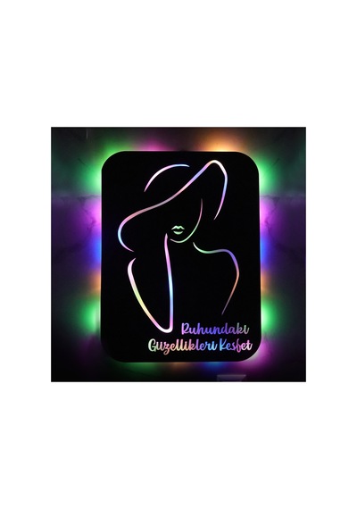 Led Işıklı Kişiselleştirilebilir Kadın Temalı Tablo Fragile Dekoratif Gece Lambası Çok Renkli - 737247434 Çok Renkli Led Işıklı Kişiselleştirilebilir Kadın Temalı Tablo Fragile Dekoratif Gece Lambası Çok Renkli - 737247434 Çok Renkli