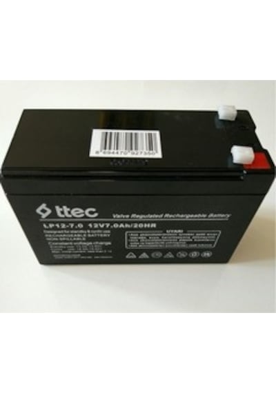 T.Tec 12V 7Ah 12 Volt 7 Amper Akü