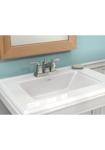 Iki Kollu Düşük Ark Banyo Musluğu Nokta Dayanıklı Fırçalanmış Nikel Çok Renkli