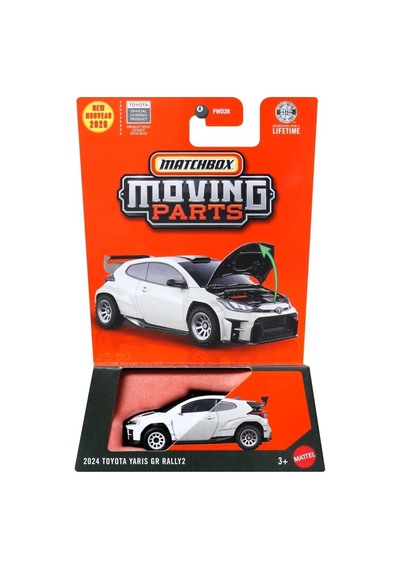 Matchbox 2026 1:64 Arabalar 2024 Toyota Yarıs Gr Rally 2 Jhv36 Çok Renkli