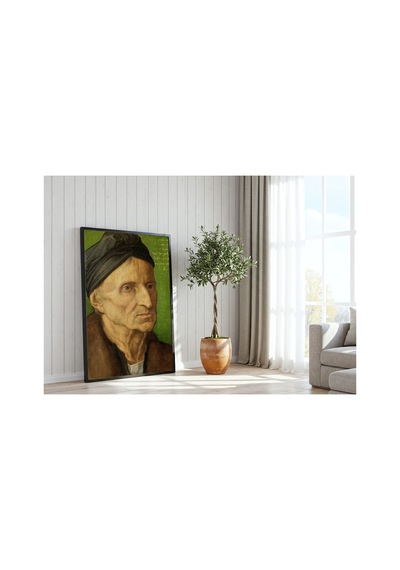 Rönesans Dürer Ressam Michael Wolgemut Portresi Çerçevesiz Poster 21x30 Cm A4 Tablo Rönesans