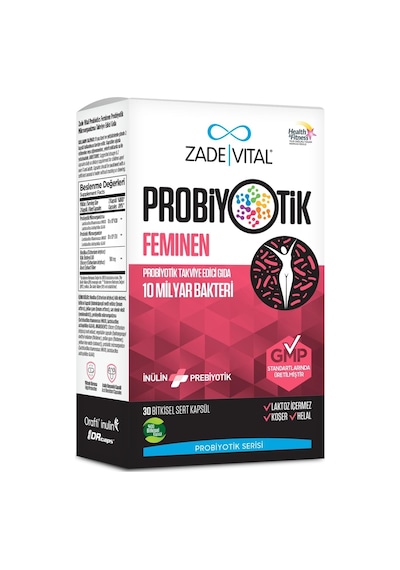 Feminen Probiyotik Takviye Edici Gıda 30 Kapsül 1 X 30 Adet