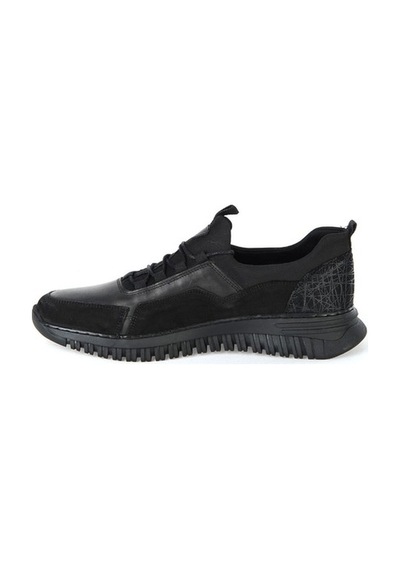 Mp 222-4815 Siyah %100 Deri Erkek Casual Ayakkabı Siyah