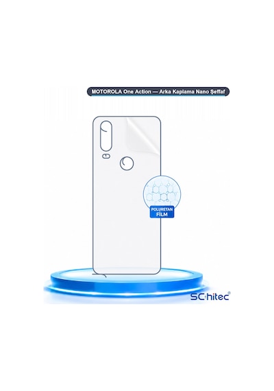 Motorola One Action Uyumlu Arka Yüzey Hidrojel Koruyucu Film
