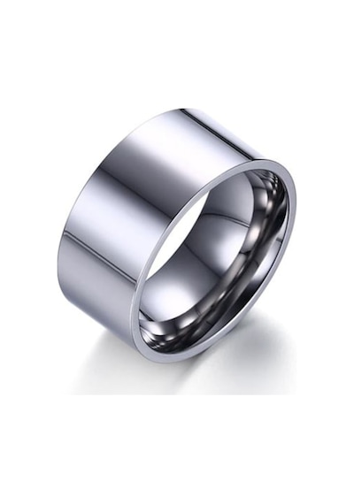 Chavin 10Mm. Geniş Parlak Gri Bayan Erkek Çelik Alyans Yüzük Dt01 Chavin 10Mm. Geniş Parlak Gri Bayan Erkek Çelik Alyans Yüzük Dt01