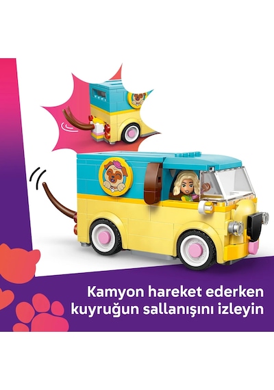 LEGO® Friends Evcil Hayvan Aksesuar Kamyoneti Oyuncağı 42678 - 6 Yaş Üzeri Çocuklar için Yaratıcı Oyuncak Yapım Seti  (237 Parça)