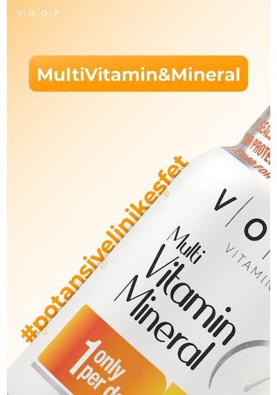 Voop Multivitamin Multimineral Takviye Edici Gıda 30 Kapsül