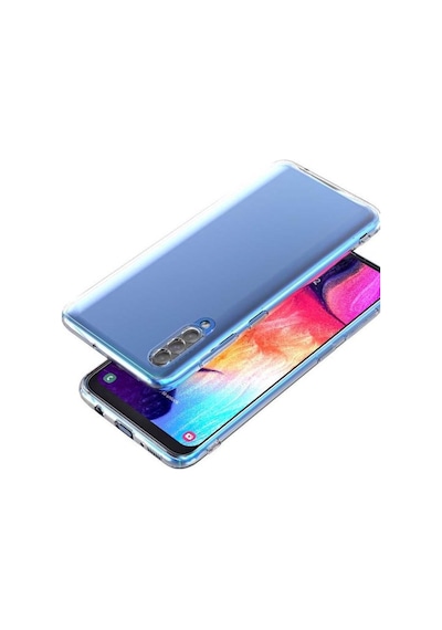 Samsung Uyumlu A30S Kilif Seffaf Silikon Kamera Korumali 3D Tipali 391753911