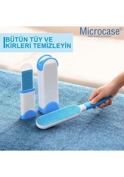 Microcase 2'li Kedi-Köpek Tüy Toplama Fırça Seti - AL3178