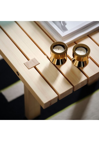 Ikea Stockholm 2025 Şamdan/tealight Mumluk 6 Cm 2'li Altın