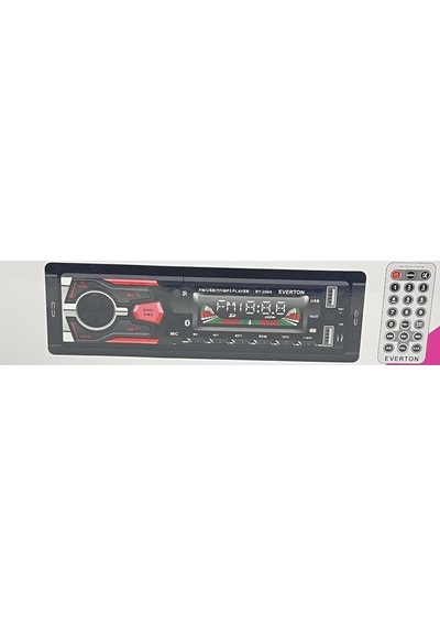 Everton Rt-2005 Çift Usb'Li Usb-Sd-Fm-Aux- Bluetooth Oto Teyp 4X5