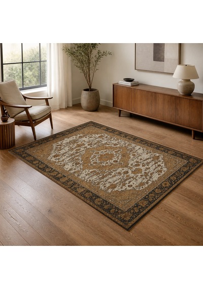 Kartela Halı Novi Halı Jüt Taban Dokuma Halı Bej - 60 X 90 Cm