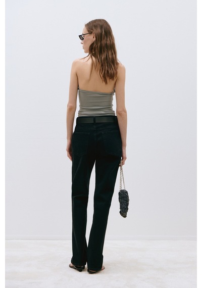 Suud Collection Gri Tara Halter Top