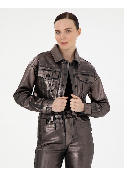 Pierre Cardin Kadın Antrasit Ceket Denim 50291403-vr006 Antrasit