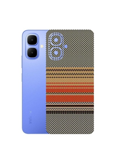 Kapps Infinix Smart 10 İle Uyumlu Rainbow Serisi Premium Arka Kapak Kaplama Kenarlar Yoktur 23483651