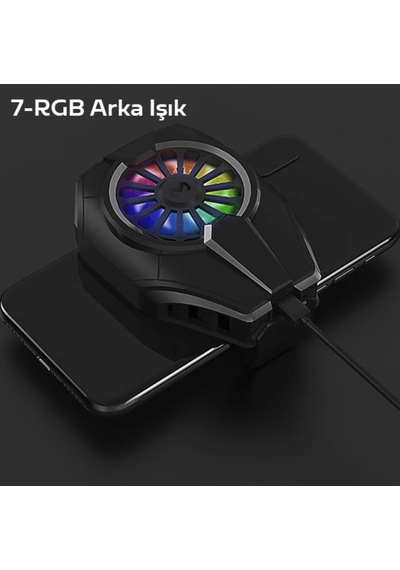Dl06 Ultra Güçlü Telefon Soğutucu Fan Seramik Turbo Soğutma Redmi Note 14 Note 15 Uyumlu