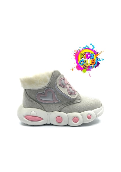 Cool Lici İlk Adım Bebek Ortopedik Çocuk Bebek Bot Gri
