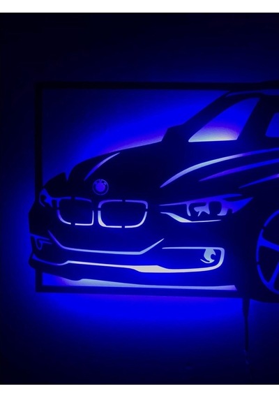 Araba Led Işıklı Tablo (523524130)