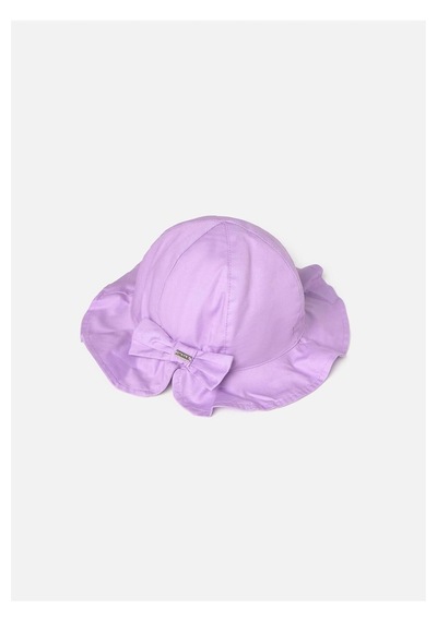 Kız Bebek Fiyonklu Gabardin Şapka Lila 10145 Lila