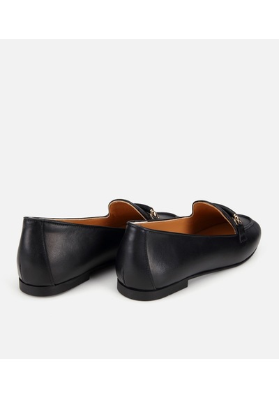 Hotiç Kadın Deri Siyah Toka Detaylı Klasik Loafer 01ayh321340a100 01ayh321340a100