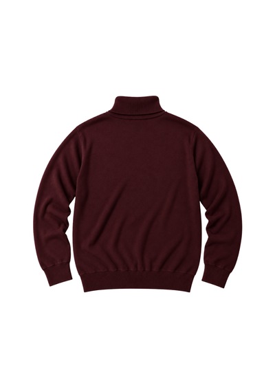 Battalmoda Erkek Büyük Beden Bordo Tam Balıkçı Pamuklu Kazak 3xl-4xl-5xl-6xl