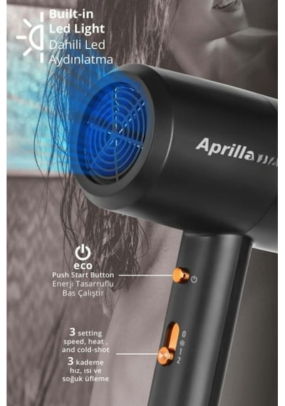 Aprilla Ahd-2100 Saç Kurutma Makinesi Aletsiz Kolay Montaj