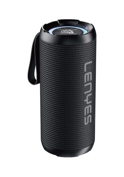 Lenyes S871 Rgb Işıklı Taşınabilir Su Geçirmez Tws Bluetooth Hoparlör Siyah