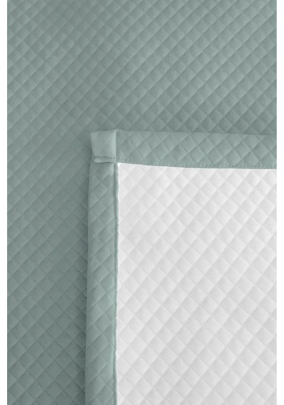 Mavi Minimal Genç Odası Tek Kişilik Pike Takımı - Pastel Kapitone 160x220 Cm Yazlık Yatak Örtüsü Rüzgarlı Günce Melodisi