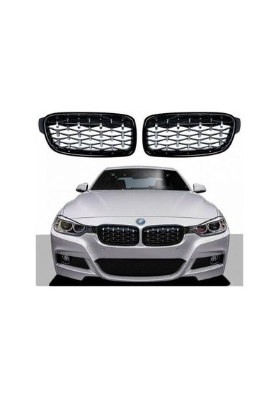 Autogp Bmw F30 Ön Panjur Böbrek Diamond Model 3 Serisi Bm12f30db-pı