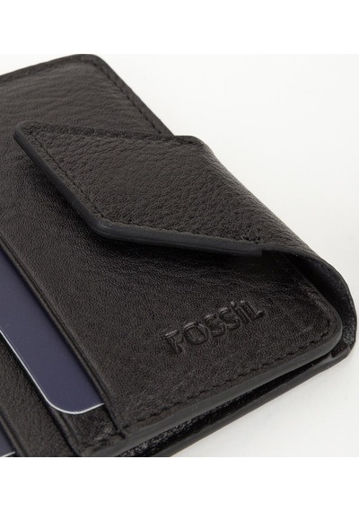 Fossil %100 Hakiki Deri El Portföyü Kartlık Siyah