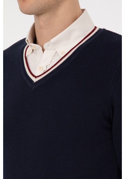 U.s. Polo Assn. Erkek Lacivert Kazak /triko 50308336-vr033 Lacıvert
