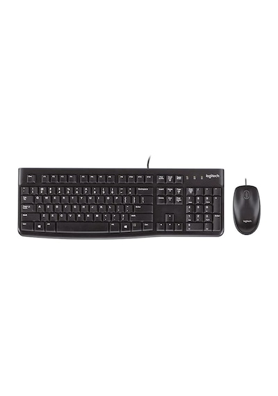 Logıtech Mk120 Usb Q Siyah Kablolu Klavye+mouse Set