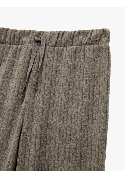 Koton Beli Bağcıklı Rahat Kesim Lastikli Paça Pijama Altı Gri Melanj 6wlk40029mk Gri Melanj Koton Beli Bağcıklı Rahat Kesim Lastikli Paça Pijama Altı Gri Melanj 6wlk40029mk Gri Melanj