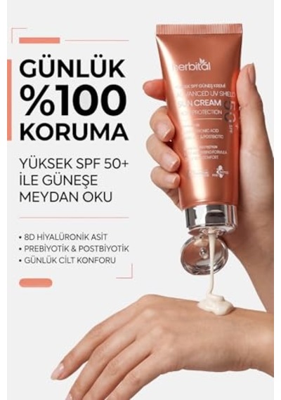Spf 50+ Güneş Kremi Leke Karşıtı Ve Beyaz İz Bırakmayan 8d Hyaluronik Asitli