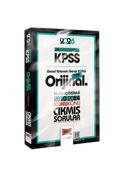 Yargı 2026 Kpss Lise Ortaöğretim Orijinal Çıkmış Sorular 2010-2024 Konu Konu Çözümlü Yargı Yayınları