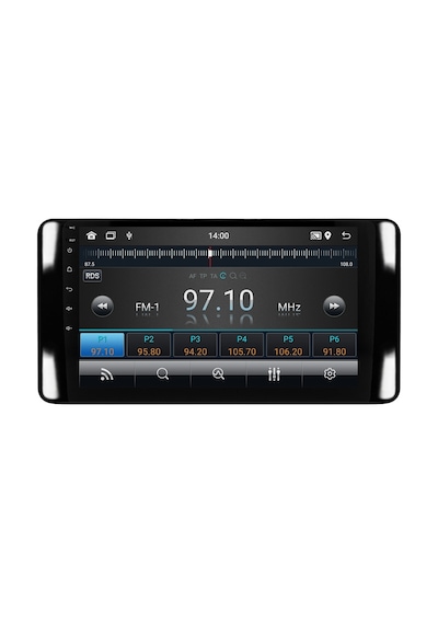 Skoda Scala Android Multimedya Sistemi 2021+ Crv-4946xr Piano Black Çerçeve 10"