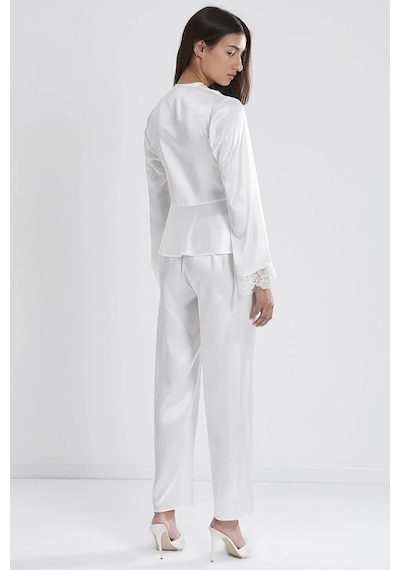 Pierre Cardin 6335 Saten Gecelik Sabahlık Pijama Takım Şort Takım 6'lı Çeyiz Seti