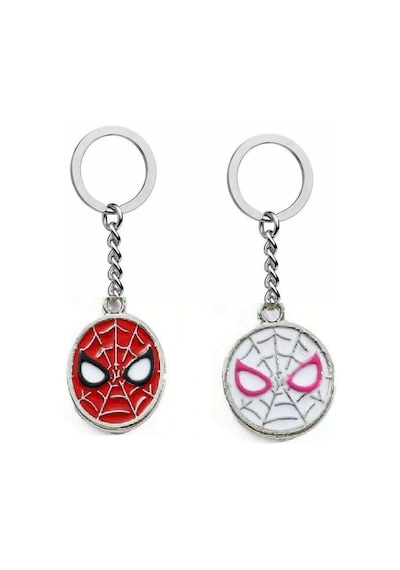 Spiderman & Gwen Relationship Çift İkili Sevgili Anahtarlık