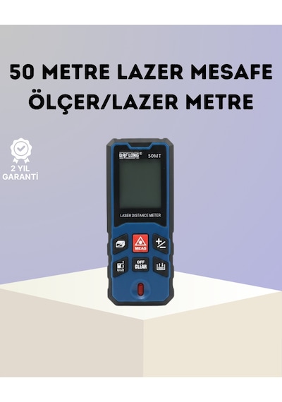 Metre 50 Mt Hassas Hızlı Ölçüm Özellikli