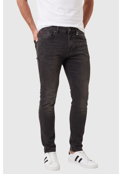 Rizzup Erkek Slim Fit Dar Kesim %98 Pamuk Likralı Taşlanmış Siyah Kot Pantolon Jean 2600026 Rizzup Erkek Slim Fit Dar Kesim %98 Pamuk Likralı Taşlanmış Siyah Kot Pantolon Jean 2600026